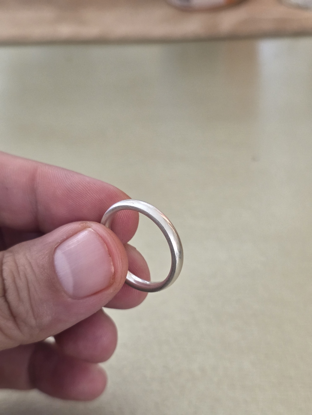 James AVERY Silver Band Ring - Classic Minimalist